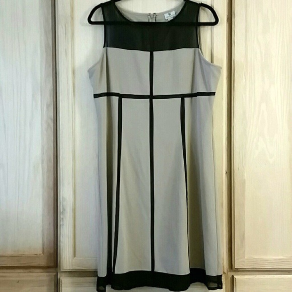 Nude mesh dress